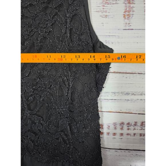 Love Reign Juniors 13 Black Lace Bodice Sleeveless Cocktail Dress NWT - Picture 5 of 5